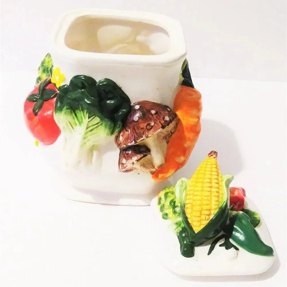 KMO Vintage Fruit Canister Jar with Lid - Picture 4 of 9